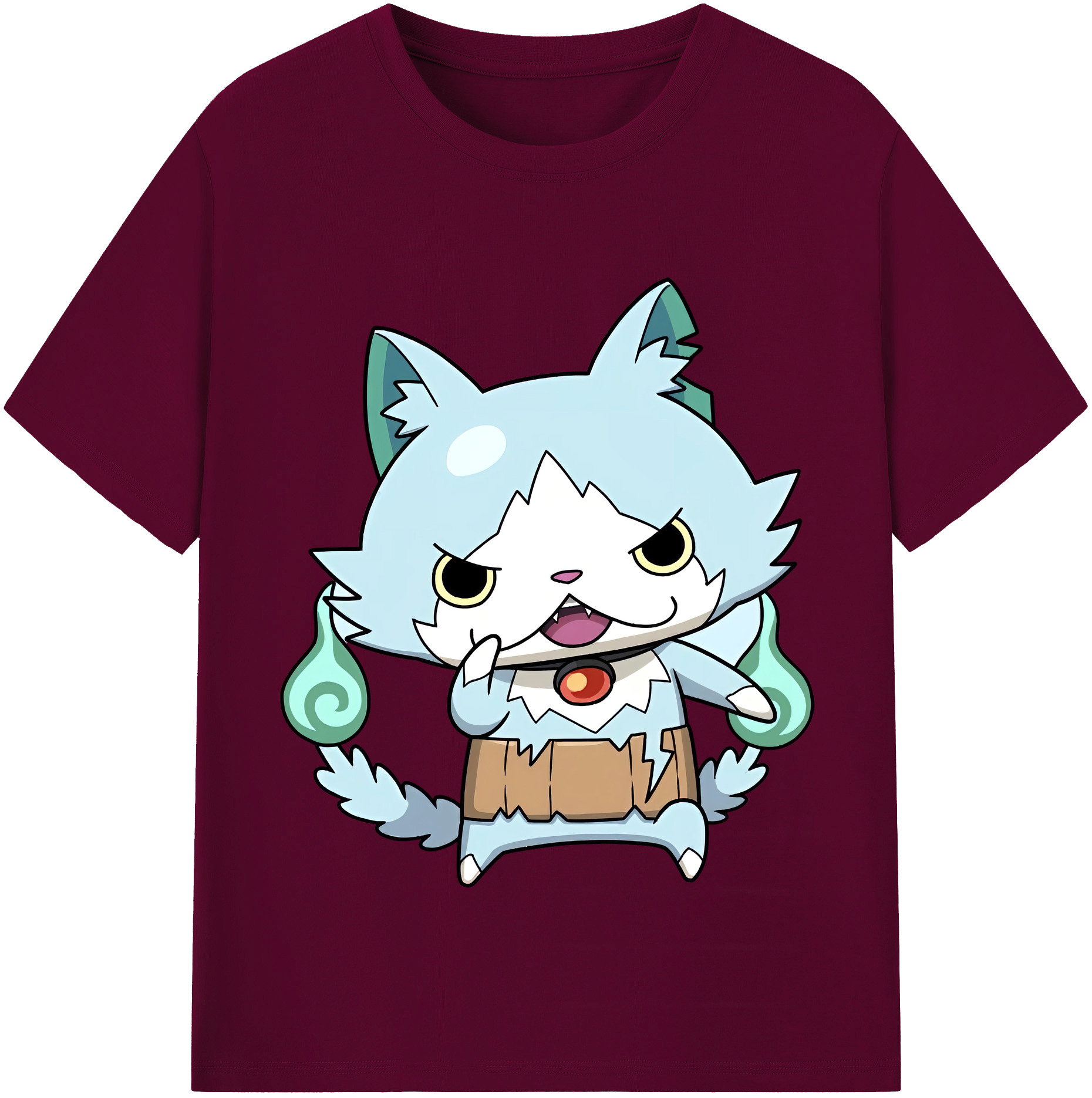 （画像用） 妖怪ウォッチ Yo-kai Watch レディースカジュアルプリントTシャツ（綿100％）